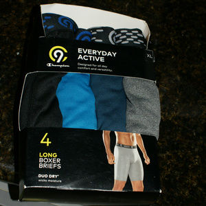 New* Champion 4 pair Long Leg Boxer XL